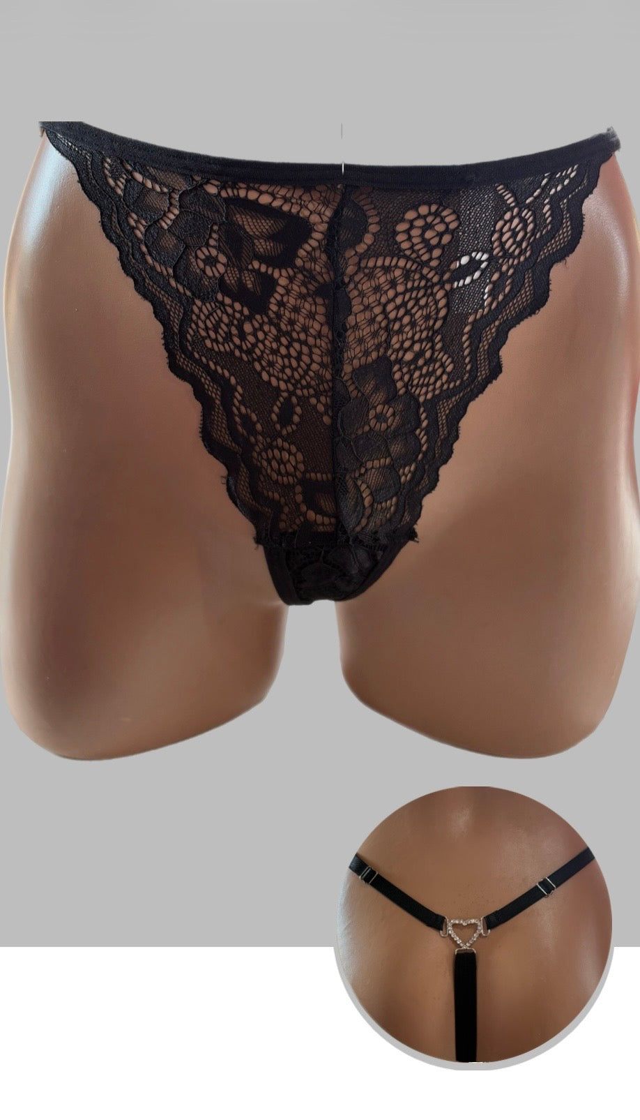 Heart Charm Gstring