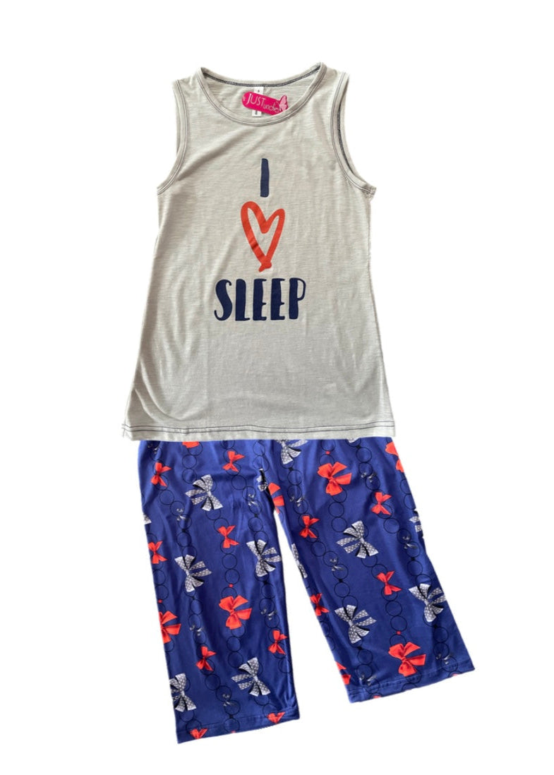 Statement Vest & Capri Pj Set