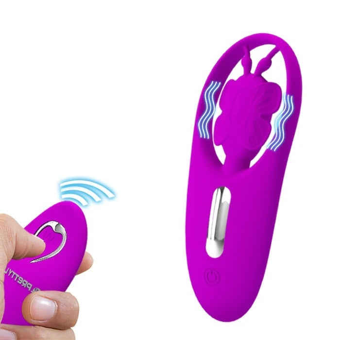 PRETTY LOVE REMOTE CONTROL PANTY VIBRATOR - DANCING BUTTERFLY Just Undies PRETTY LOVE REMOTE CONTROL PANTY VIBRATOR - DANCING BUTTERFLY Just Undies