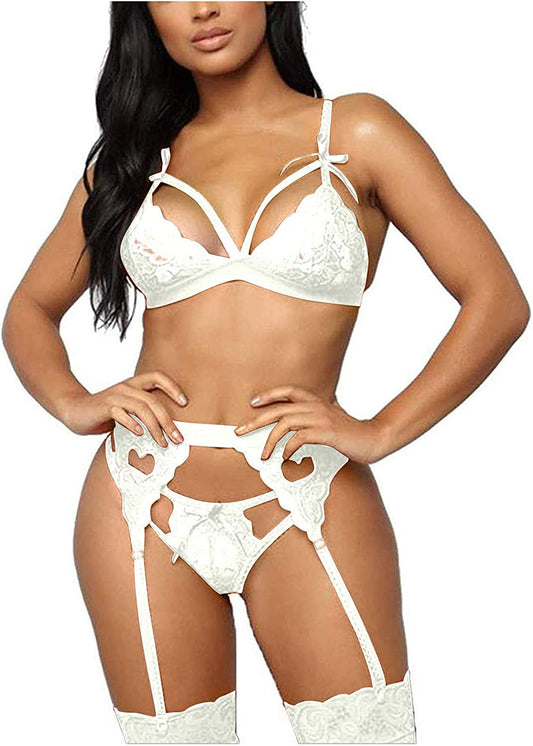 Bra Set With Garter
