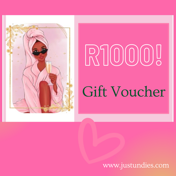 R1000 Just Undies Gift Voucher