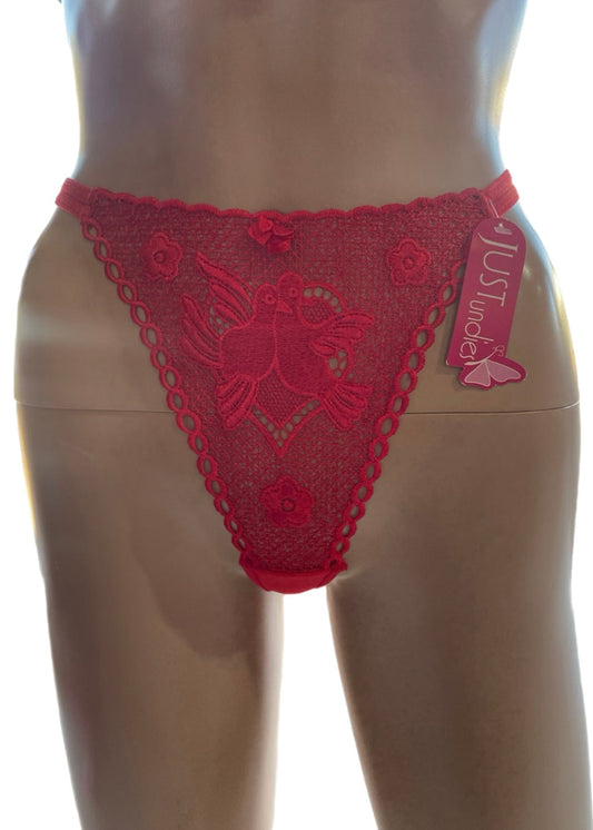 Love Birds Lace G-string