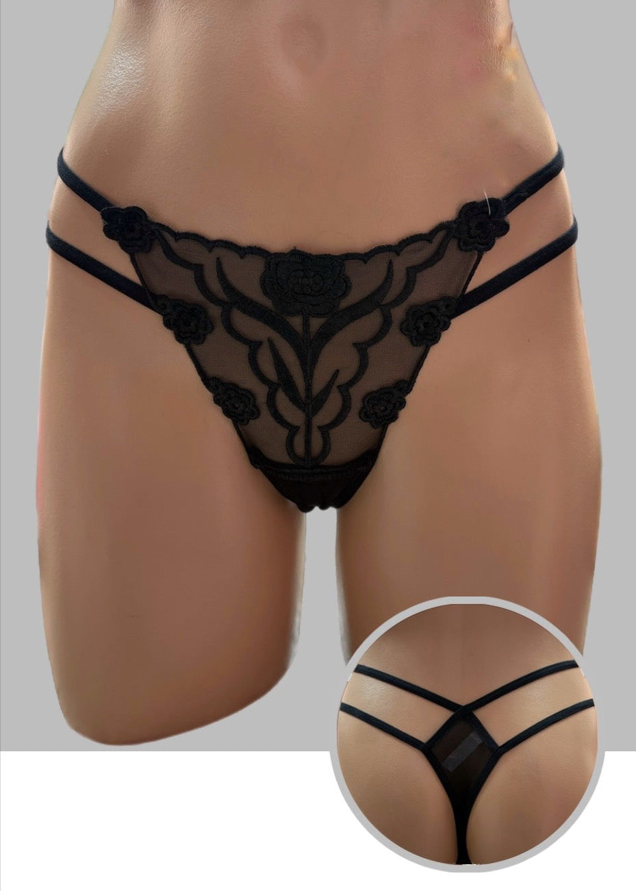 Floral Lace Gstring