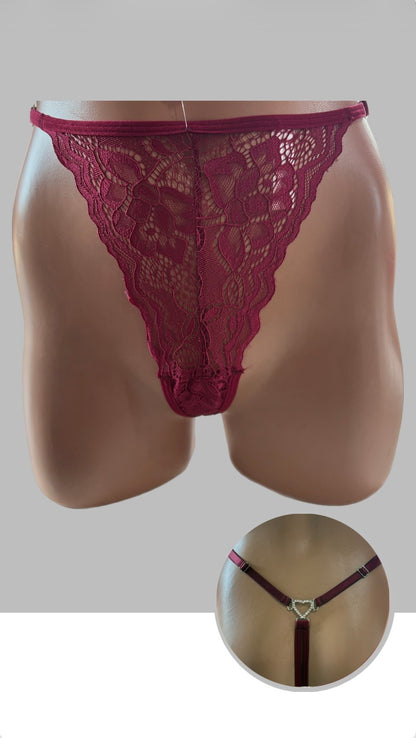 Heart Charm Gstring