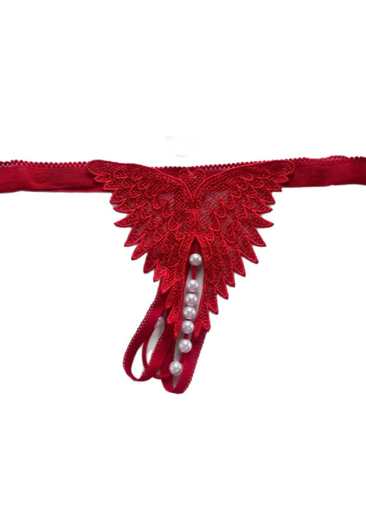 Fancy G-String With Pearls