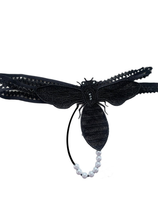 Bee Shaped Pearl G-String
