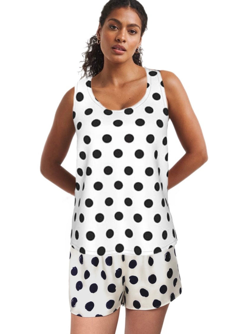 SALE! Polka Dot Shorty Pj Set