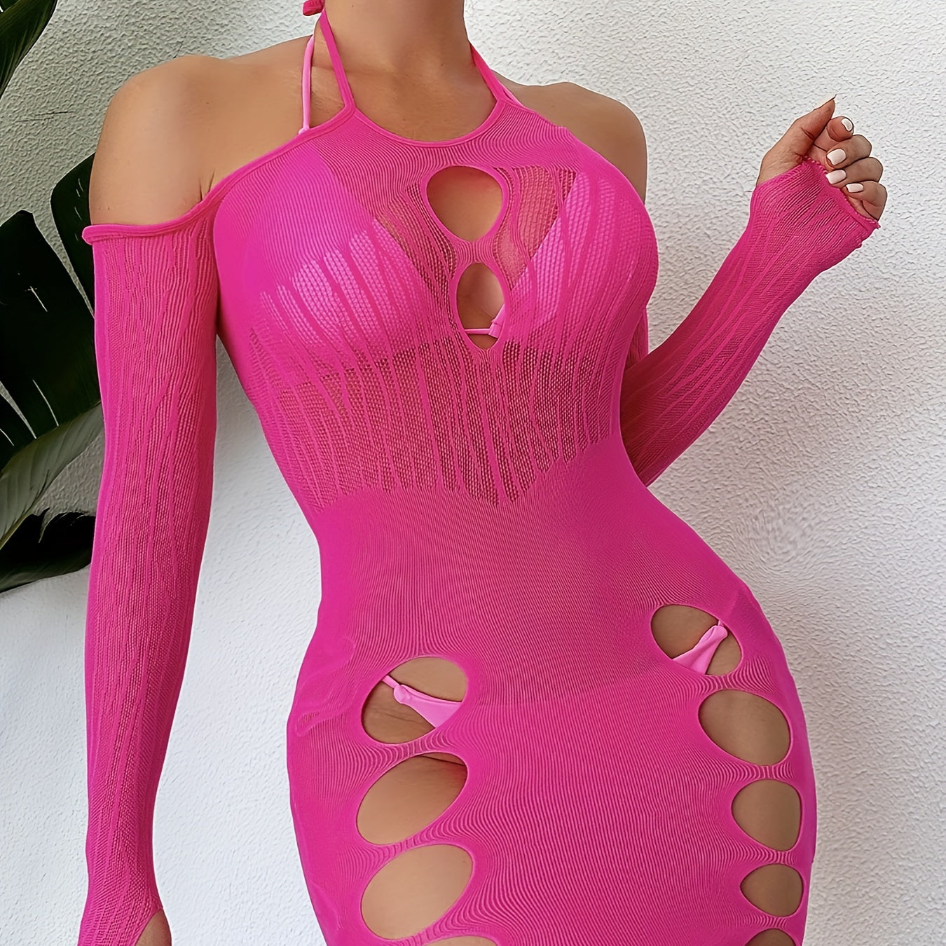 Bodycon Bodystocking Dress