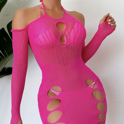 Bodycon Bodystocking Dress