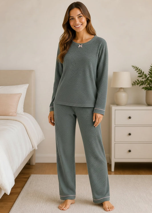 Waffle Pj Set