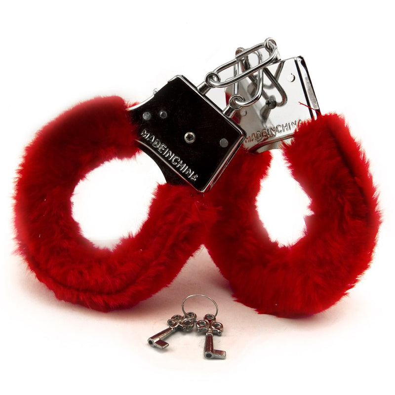 Red Fur Handcuffs